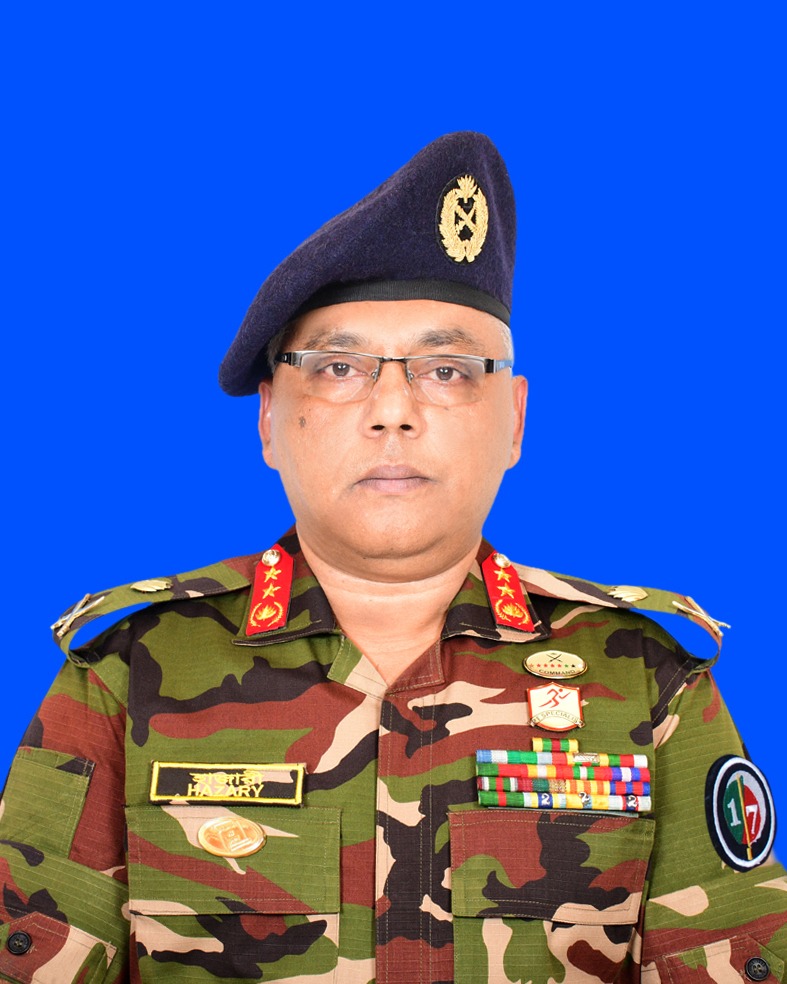 2. Maj Gen Chowdhury Mohammad Azizul Haque Hazary, OSP (BAR), SGP, ndc, psc, MPhil